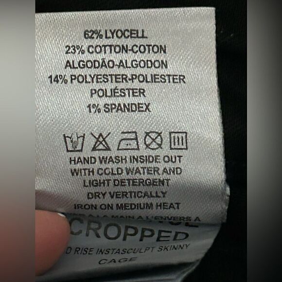 DL1961 Florence Cropped Mid Rise Coated Jeans - Picture 9 of 10